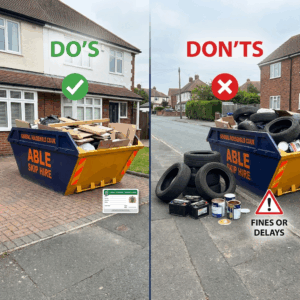 Do’s and Don’ts of Southport Skip Hire